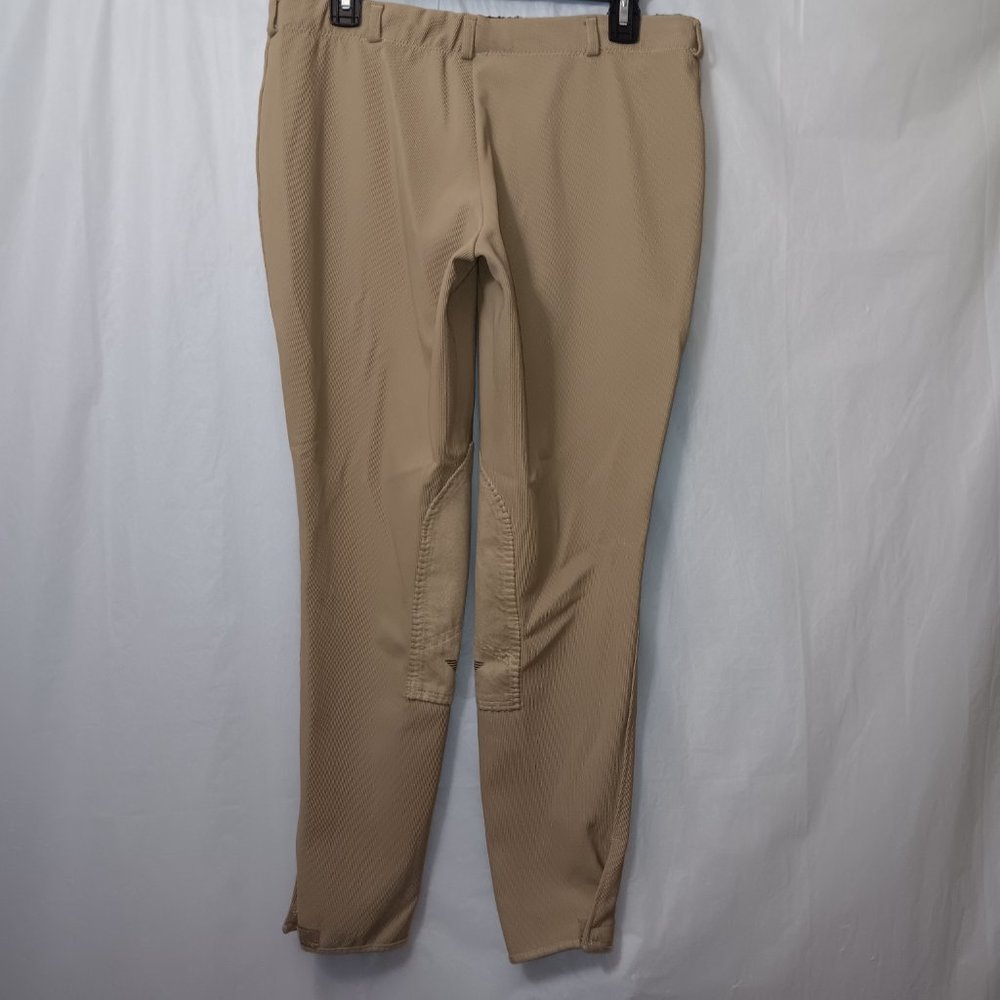 TUFF RIDER PULL-ON RIBBED BREECHES RIDING PANTS - Picture 9 of 10